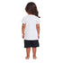 Girls summer pajama set Giraffe t-shirt + Black shorts